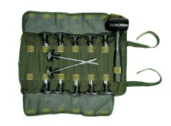 HAMMER + 12 BIVVY PEG SET